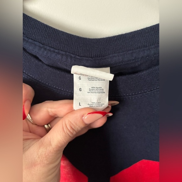 Budweiser Promo | Go Pats Navy T-Shirt | Size L - Picture 5 of 6